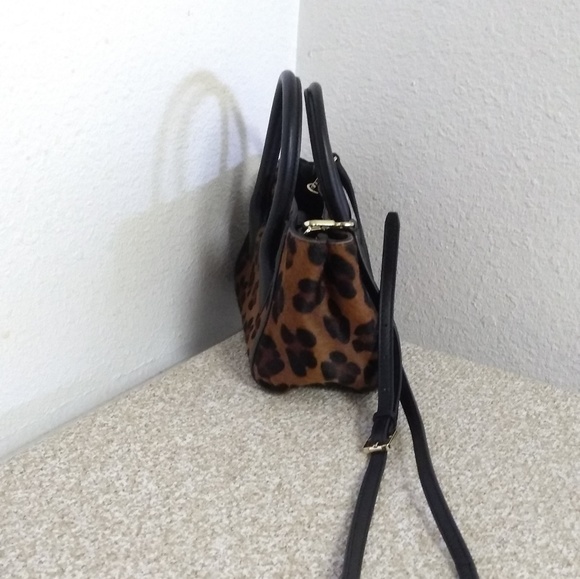 Tory Burch Real Dyed Fur Leather Satchel Bag - Picture 7 of 8